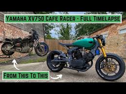cafe racer timelapse build yamaha