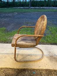 Mid Century Vintage Metal Lawn Chair