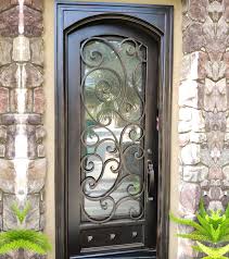wrought iron exterior doors san go