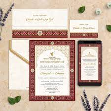 aparna luxury indian wedding invitations