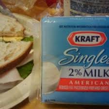 kraft 2 milk american cheese singles