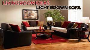 living room ideas light brown sofa