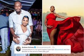 Jamaican sprint legend usain bolt and partner kasi bennett have announced the birth of their twins, saint leo bolt and thunder bolt. Usain Bolt Becomes Dad For First Time As Partner Kasi Bennett Gives Birth To Girl But
