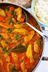 Indian Chicken And Vegetable Curry gambar png