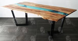 Unique And Creative Resin Timber Table
