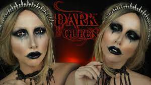 dark queen halloween makeup