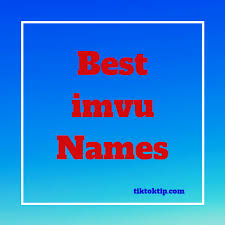 Get the roblox name ideas for business,company,blog or social medias like youtube,facebook,twitter,snapchat and instagram etc. 507 Best Imvu Names Usernames Ideas July 2020 For Boys And Girls Tik Tok Tips
