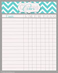 Free Printable Chore Chart Maker Click The Photo Above For