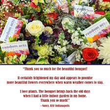 Random acts of flowers is a nonprofit that collects donated flowers from weddings, memorial services, florists. Randomactsofflowers Rndmactsofflwrs Twitter