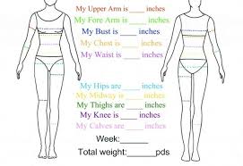 Credible Tracking Body Measurements Body Measurement Chart