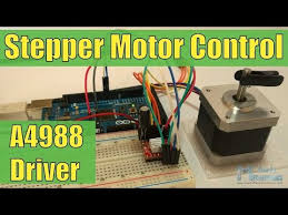 a stepper motor with a4988 driver