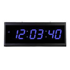 Led Digital Wall Clock Time Watch 24