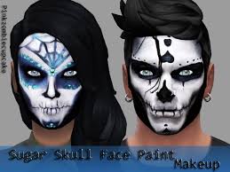 sugar skull face paint makeup