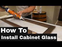 How To Install Cabinet Door Glass