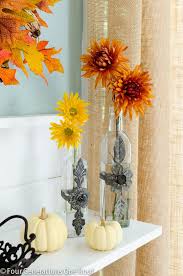 Fall Decorating Ideas Glass Vases
