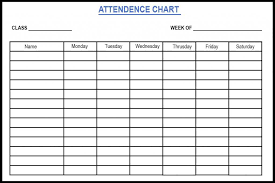 Printable Attendance Sheet Tracker Template In Pdf Word