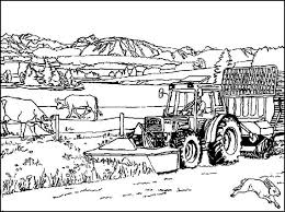 Ausmalbild traktor traktor ausmalbilder traktor malvorlagen. Bauernhof 7 Ausmalbilder Kostenlos