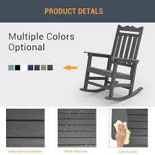 Joyesery Patio Adirondack Chair Plastic