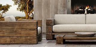 outdoor furniture for the rustic at