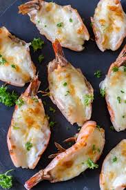 cheesy baked tiger shrimp recipe momsdish