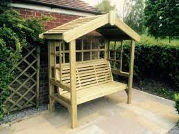 Cottage Arbour Trellis Back And Sides