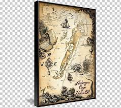 Old World Treasure Map Nautical Chart Ambergris Caye Png
