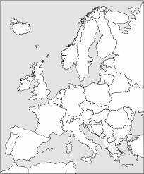Blank map of spain free outline base. International Blank Map Outlines And Free Printable Coloring Pages