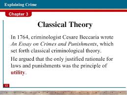 Theories Of Crime Criminology