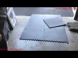 anti fatigue foam mat installation