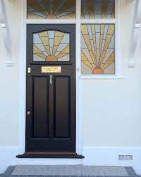 Art Deco Front Door Door Glass Design