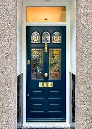 Midnight Blue Victorian Front Door