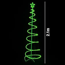 Rope lights are great for decorating restaurants, boat docks or your next party! Buy 210cm Green Rope Light Spiral Christmas Tree Graysonline Australia