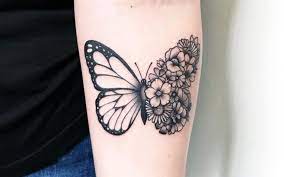 erfly flower tattoo tattoo design