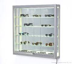 wall mounted display case 1 x 1m