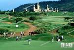 Golfers, Golf course, Palace of the Lost City, North West Province ...