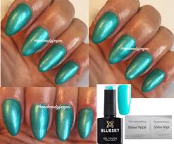 bluesky gel polish green turquoise