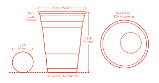 Beer Pong Cups Dimensions Drawings Dimensions Guide