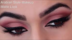 arabian style makeup tutorial matte