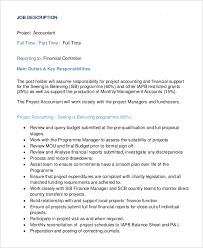 Sample Accounting Job Description 8 Examples In Pdf