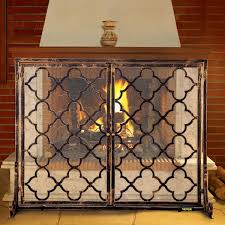 Vevor 2 Panel Fireplace Screen 39 X 31