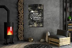 Quotes Glass Printing Wall Art Modern