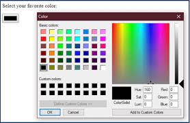 Html Color Picker Find Color Codes
