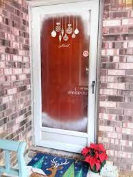Learn How To Stencil A Glass Door For