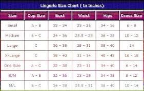 Size Chart For Sensual Mystique Meshed Princess Panels