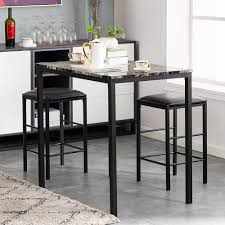 Room & board counter tables and bar tables are available in round, rectangular and square sizes. Modern Style 3 Pcs Counter Height Dining Set Table 2 Chair Kitchen Bar Furniture 840017319807 Ebay