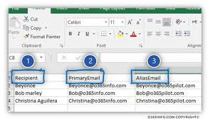 manage email address using powers