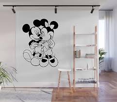 Mickey And Minnie Mouse Cartoon Styled
