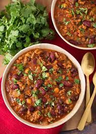 slow cooker turkey chili simply happy