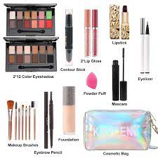 powder puff makeup brushes cosmetic bag