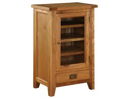 Sherwood Petite Rustic Oak Hifi Cabinet